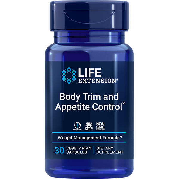 Body Trim and Appetite Control 30 vegetarian capsules - Premium Vitamins & Supplements from Life Extension - Just $23.99! Shop now at Nutrigeek