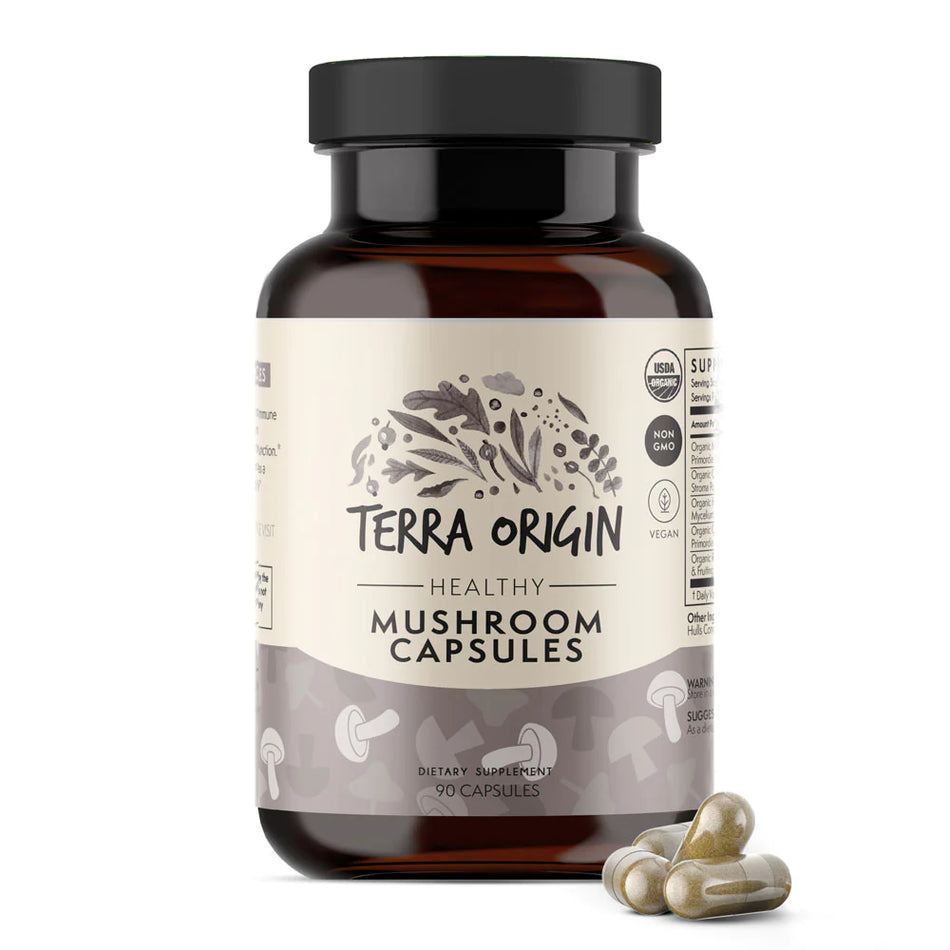 Healthy Mushroom 90 capsules Terra Origin - Nutrigeek