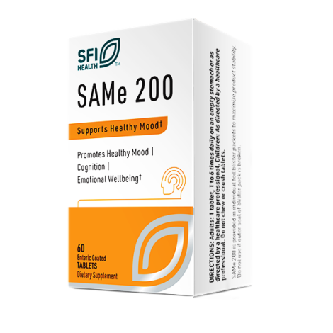 SAMe 200 mg 60 tablets Klaire Labs / SFI Health