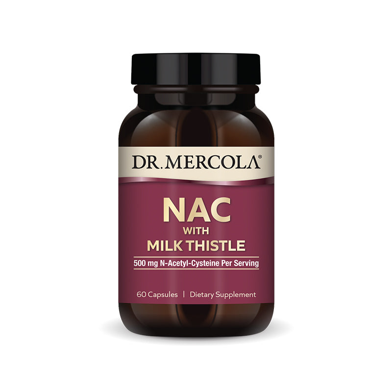 NAC with Milk Thistle 500 mg Capsules Dr.Mercola