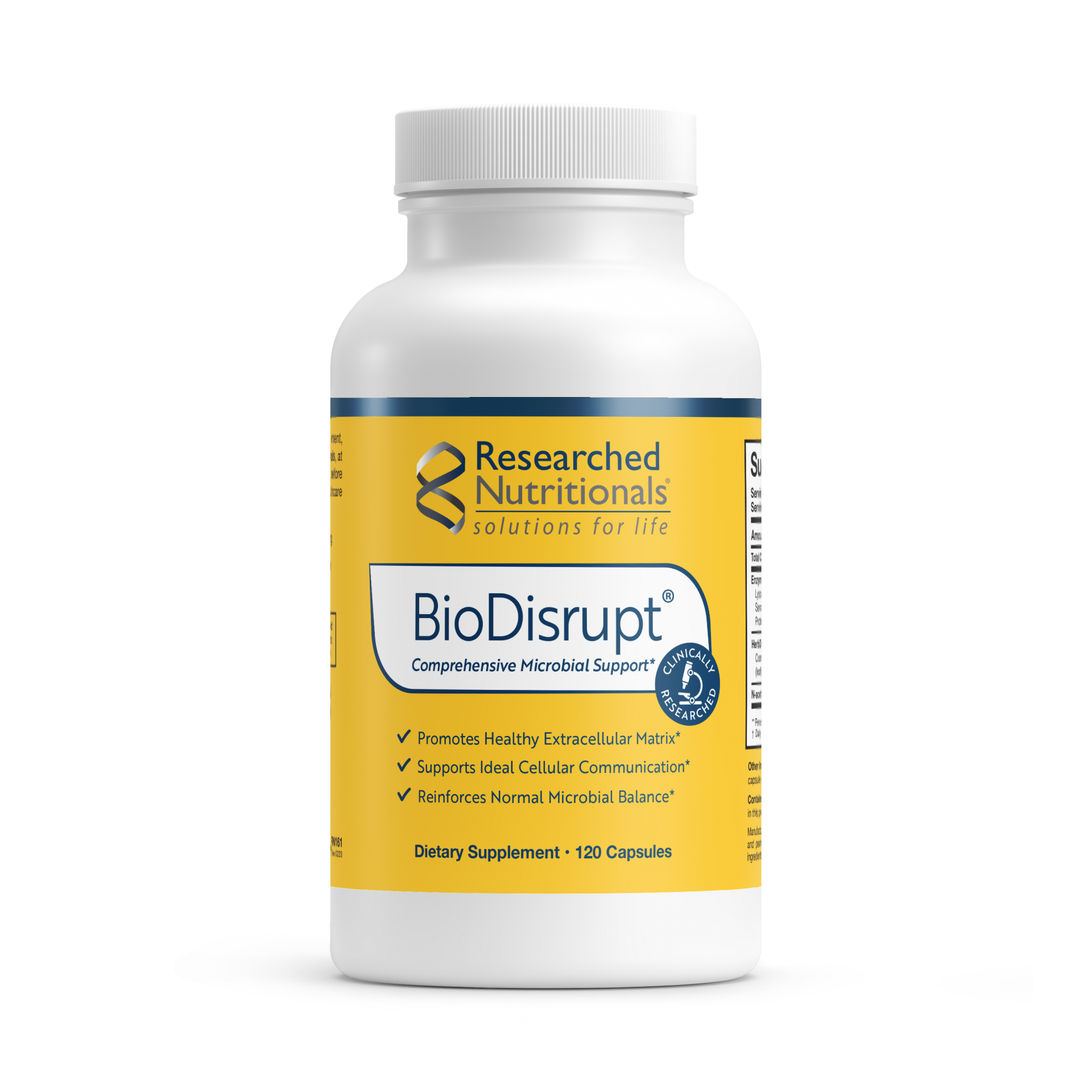 BioDisrupt® 120 capsules Researched Nutritionals - Nutrigeek