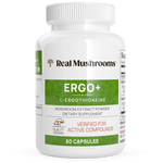 Ergo+L-Ergothioneine 300 mg 60 capsules Real Mushrooms - Nutrigeek