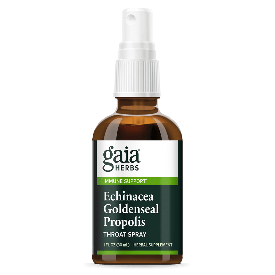 Echinacea/Gold Propolis Throat Spray 1 Ounce (30ml) Gaia Herbs - Premium Vitamins & Supplements from Gaia Herbs - Just $15.99! Shop now at Nutrigeek