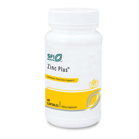 Zinc Plus™ 60 capsules Klaire Labs / SFI Health