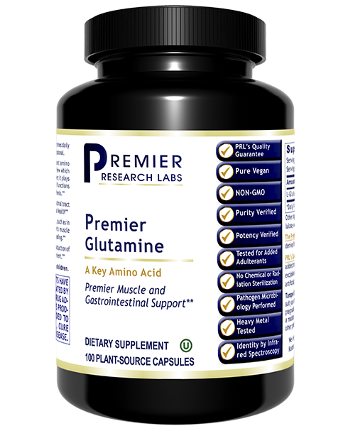 Glutamine 100 capsules Premier Research Labs