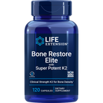 Bone Restore Elite with Super Potent K2 120 capsules Life Extension - Premium Vitamins & Supplements from Life Extension - Just $38.99! Shop now at Nutrigeek