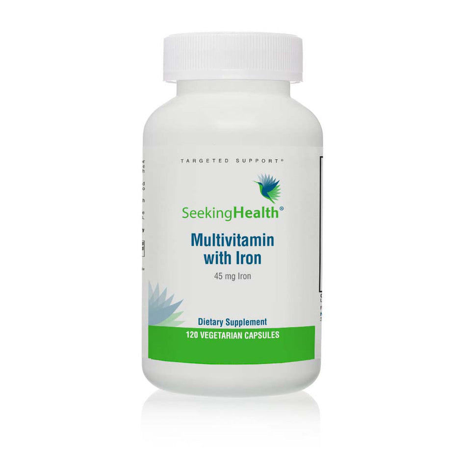 Multivitamin with Iron 120 capsules Seeking Health - Premium Vitamins & Supplements from Seeking Health - Just $32.95! Shop now at Nutrigeek