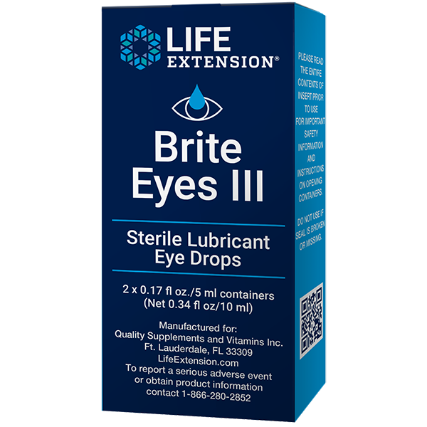 Brite Eyes III 2 vials Life Extension - Premium Vitamins & Supplements from Life Extension - Just $27.99! Shop now at Nutrigeek