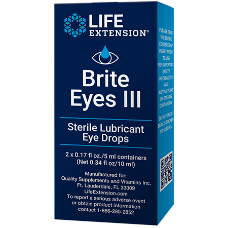 Brite Eyes III 2 vials Life Extension - Premium Vitamins & Supplements from Life Extension - Just $27.99! Shop now at Nutrigeek