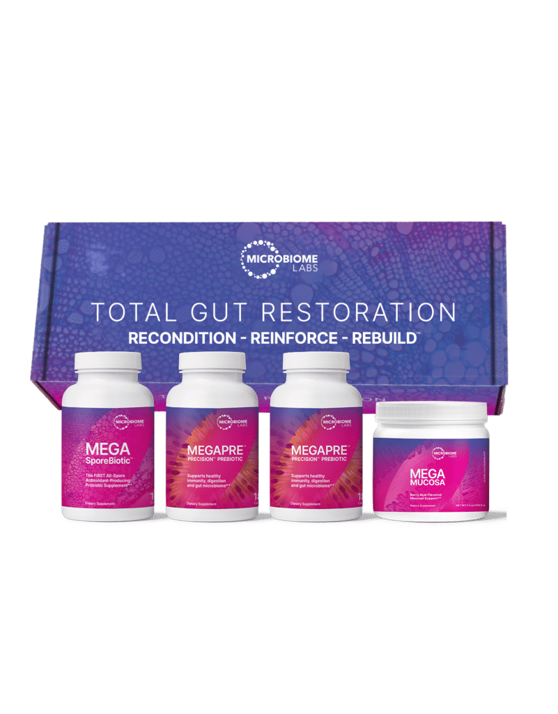 Total Gut Restoration Kit 3 (MP Caps MM Powder) Microbiome Labs - Nutrigeek