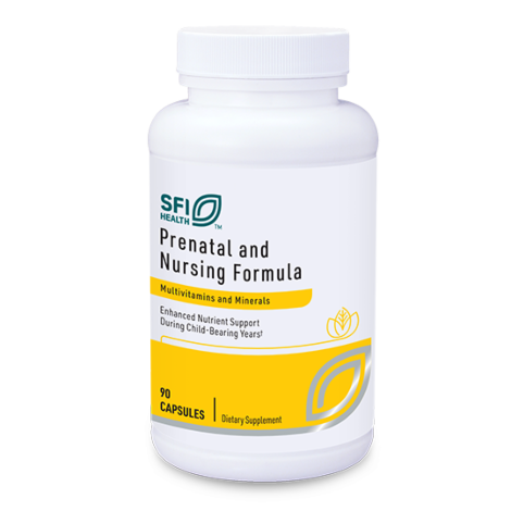 Prenatal and Nursing Formula 90 capsules Klaire Labs / SFI Health