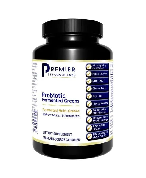 Probiotic Fermented Greens 150 capsules Premier Research Labs