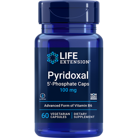 Pyridoxal 5-Phosphate 100mg 60 capsules Life Extension - Premium Vitamins & Supplements from Life Extension - Just $16.99! Shop now at Nutrigeek