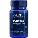 Pyridoxal 5-Phosphate 100mg 60 capsules Life Extension - Premium Vitamins & Supplements from Life Extension - Just $16.99! Shop now at Nutrigeek