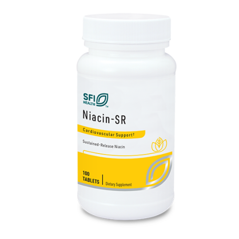 Niacin-SR 100 tablets Klaire Labs / SFI Health