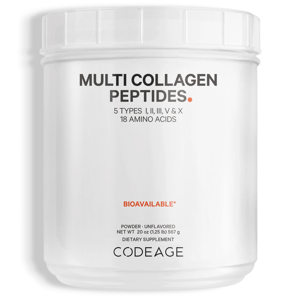 Multi Collagen Protein Powder Large 20 OZ (567G) powder CodeAge