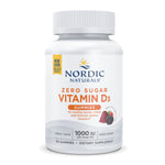 Zero Sugar Vitamin D3 1000IU 60 Gummies Nordic Naturals - Nutrigeek