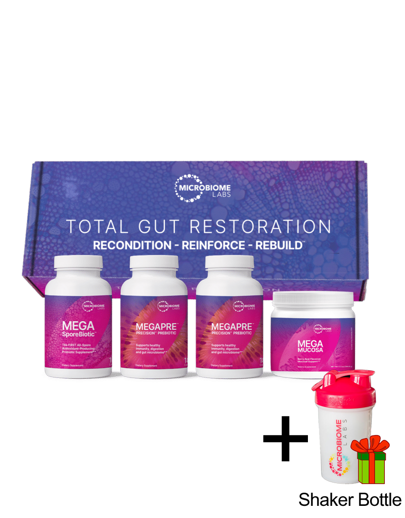 Total Gut Restoration Kit 3 (MP Caps MM Powder) Microbiome Labs - Nutrigeek