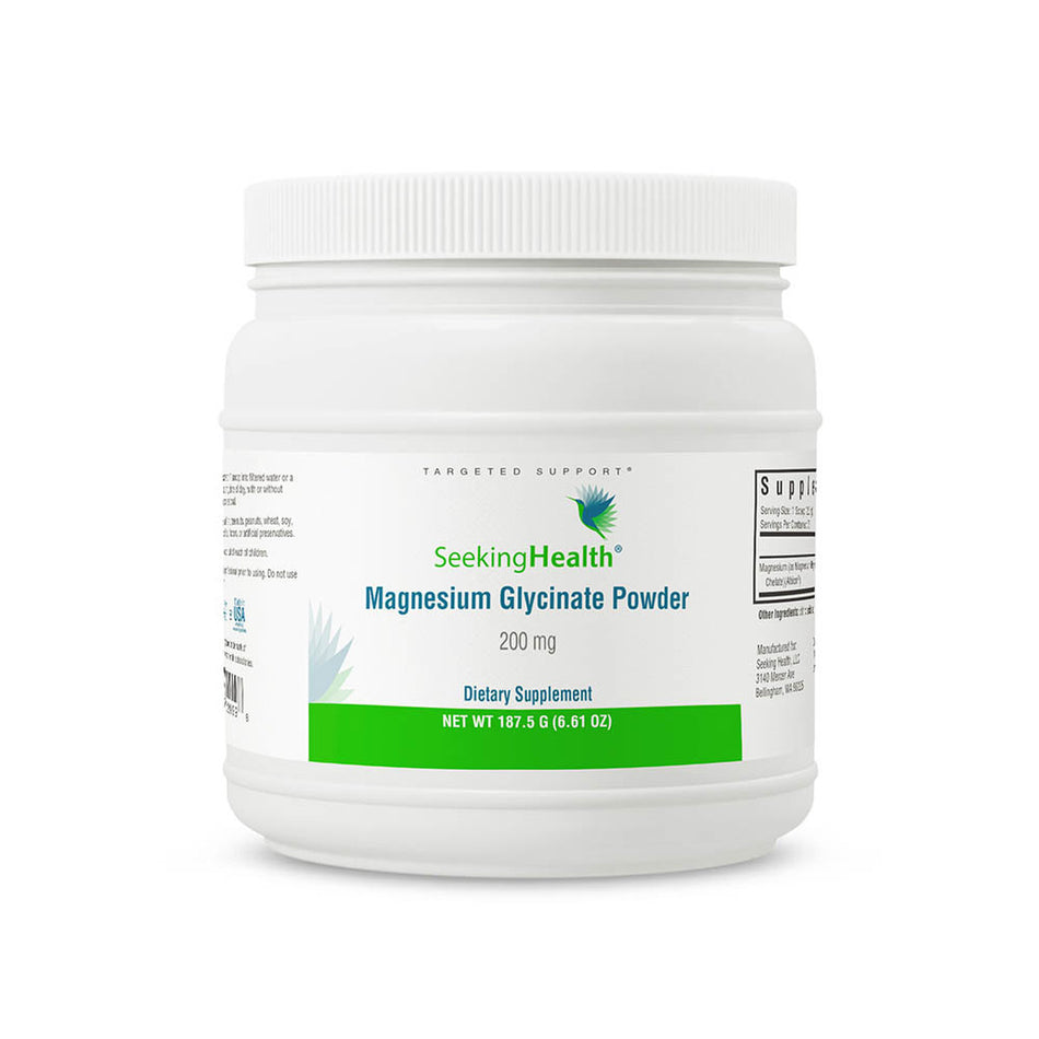 Magnesium Glycinate Powder 6.61 oz (187.5g) Seeking Health - Nutrigeek