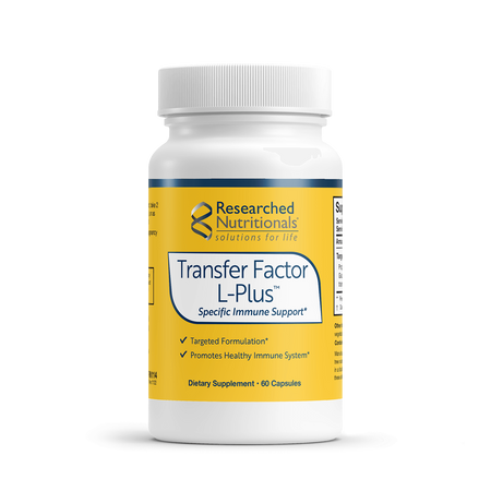 Transfer Factor L-Plus™ 60 capsules Researched Nutritionals - Nutrigeek