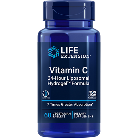 Vitamin C 24-Hour Liposomal Hydrogel™ Formula 60 tablets Life Extension - Premium Vitamins & Supplements from Life Extension - Just $25.99! Shop now at Nutrigeek
