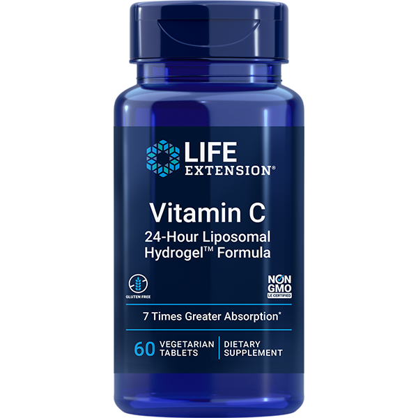 Vitamin C 24-Hour Liposomal Hydrogel™ Formula 60 tablets Life Extension - Premium Vitamins & Supplements from Life Extension - Just $25.99! Shop now at Nutrigeek