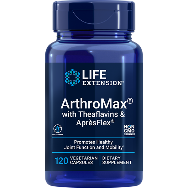 Arthromax® w/Theaflavins and Apresflex® 120 capsules Life Extension - Premium Vitamins & Supplements from Life Extension - Just $33.99! Shop now at Nutrigeek