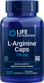 L-Arginine 200 capsules Life Extension - Premium Vitamins & Supplements from Life Extension - Just $19.99! Shop now at Nutrigeek
