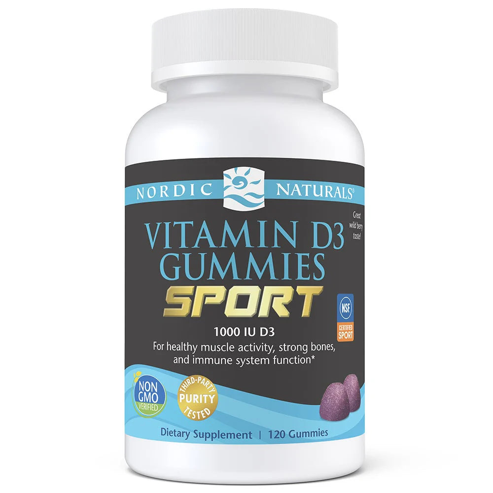 Vitamin D3 Sport 120 gummies Nordic Naturals