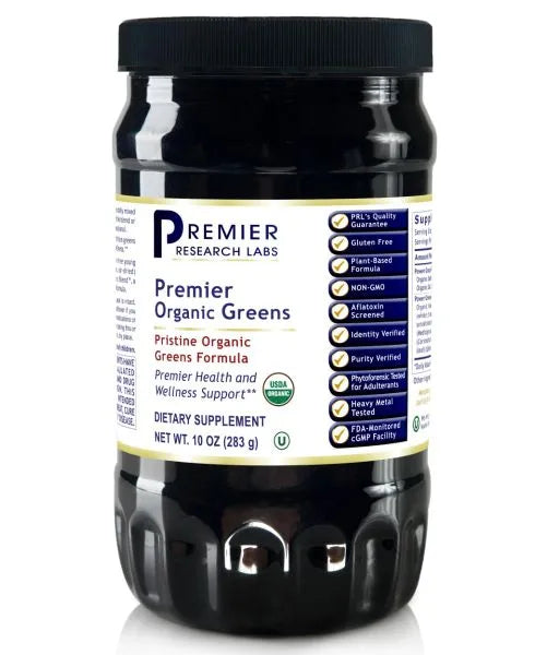 Organic Greens 10 oz (283g) Powder Premier Research Labs