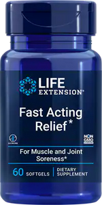Fast Acting Relief 60 softgels Life Extension - Nutrigeek