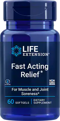Fast Acting Relief 60 softgels Life Extension - Nutrigeek