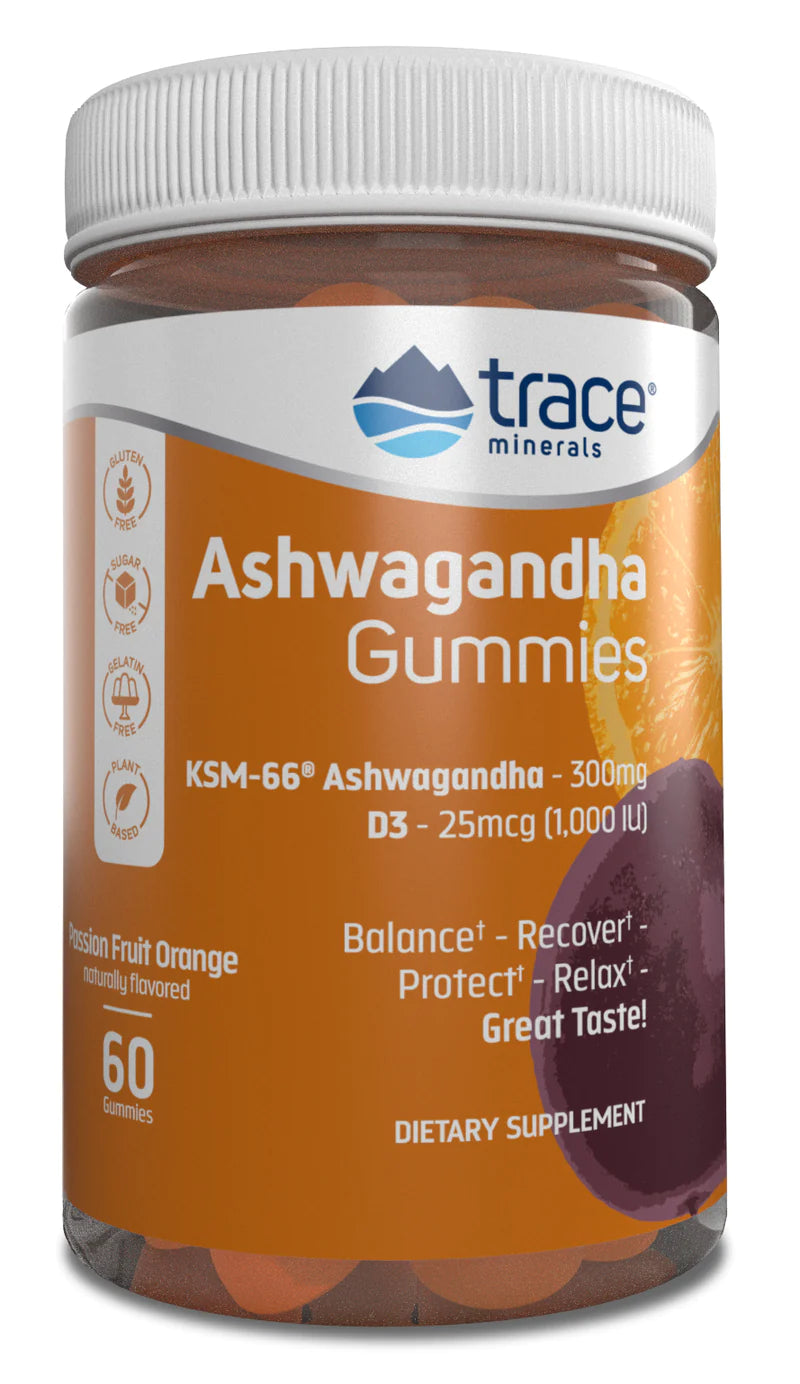 Ashwagandha 60 gummies Trace Minerals Research