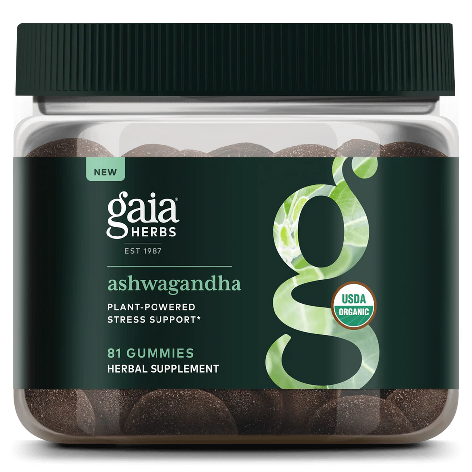 Ashwagandha Gummies 81 Gummies Gaia Herbs - Premium Vitamins & Supplements from Gaia Herbs - Just $26.99! Shop now at Nutrigeek