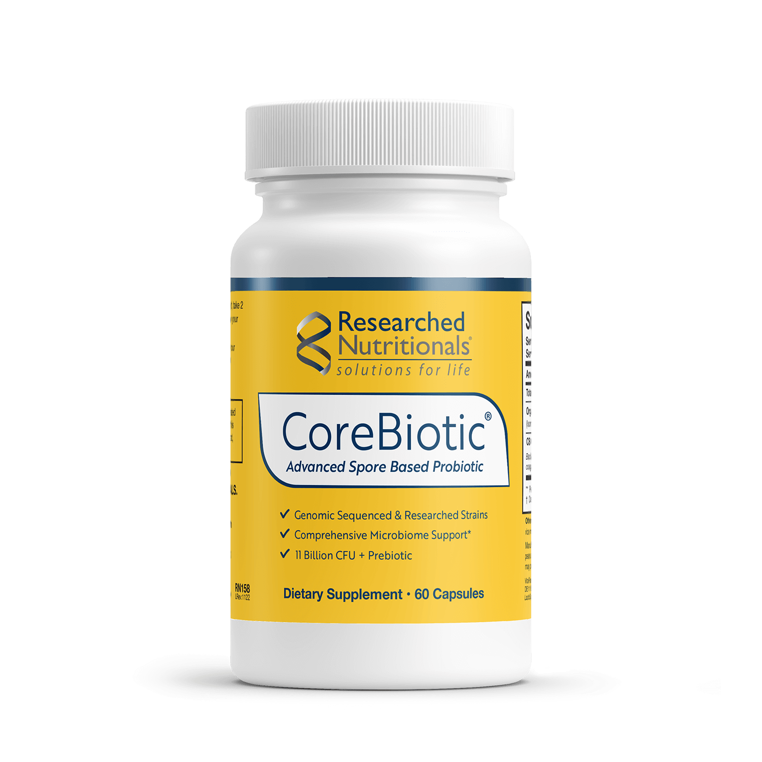 CoreBiotic® 60 capsules Researched Nutritionals - Nutrigeek