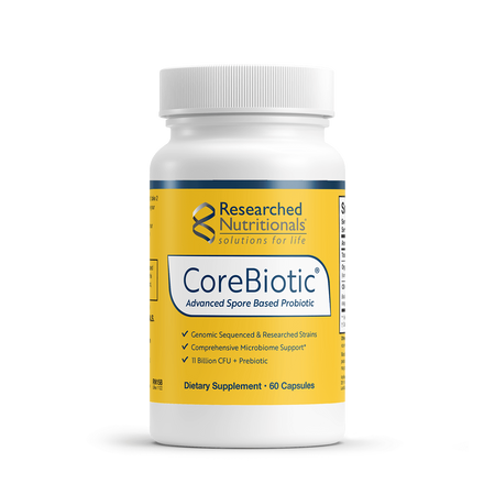 CoreBiotic® 60 capsules Researched Nutritionals - Nutrigeek