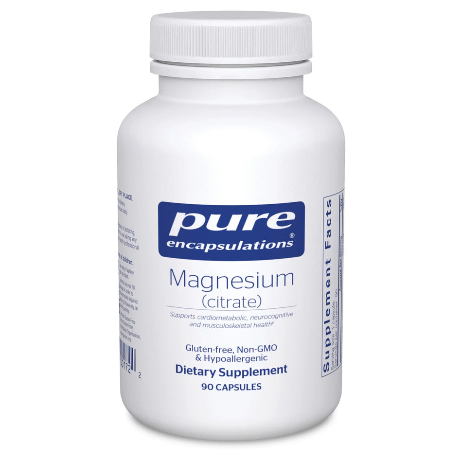 Magnesium (citrate) 90 capsules Pure Encapsulations - Premium Vitamins & Supplements from Pure Encapsulations - Just $19.40! Shop now at Nutrigeek