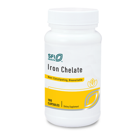 Iron Chelate 100 capsules Klaire Labs / SFI Health
