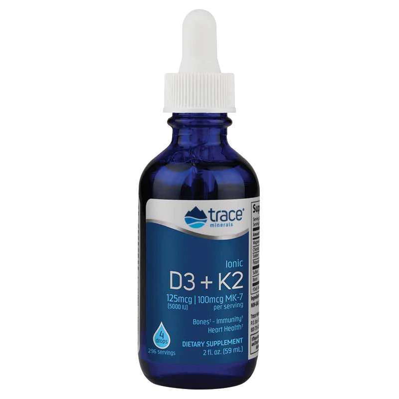 Ionic Vitamin D3+K2 (59ml) Trace Minerals Research - Premium Vitamins & Supplements from Trace Minerals Research - Just $37.99! Shop now at Nutrigeek