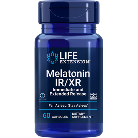 Melatonin IR-XR 1.5 mg 60 caps Life Extension - Premium Vitamins & Supplements from Life Extension - Just $9.90! Shop now at Nutrigeek