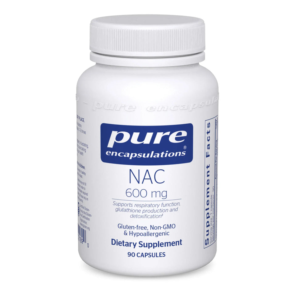 NAC 600mg capsules Pure Encapsulations - Premium Vitamins & Supplements from Pure Encapsulations - Just $36! Shop now at Nutrigeek