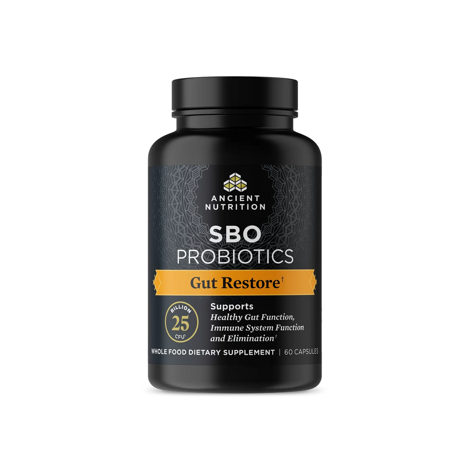 SBO Probiotics Gut Restore 60 capsules Ancient Nutrition