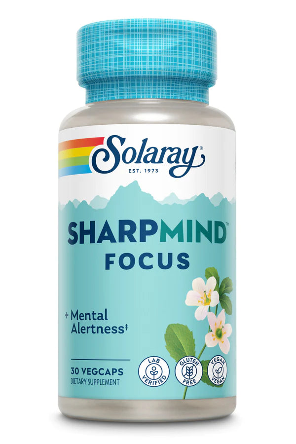SharpMind Nootropics Focus 30 capsules Solaray