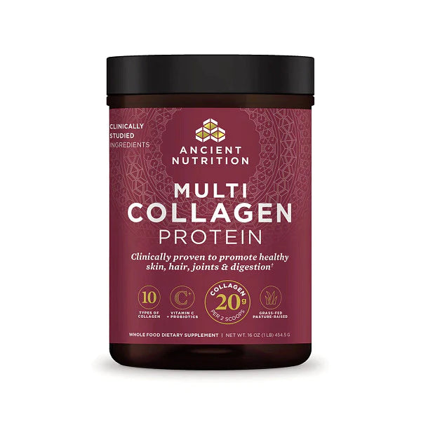 Multi Collagen Protein 45 Serving Ancient Nutrition - Nutrigeek