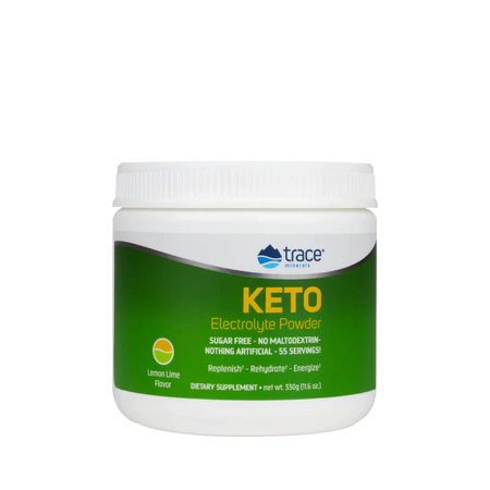 KETO Electrolyte Powder - Lemon Lime 330 Grams Trace Minerals Research - Premium Vitamins & Supplements from Trace Minerals Research - Just $29! Shop now at Nutrigeek