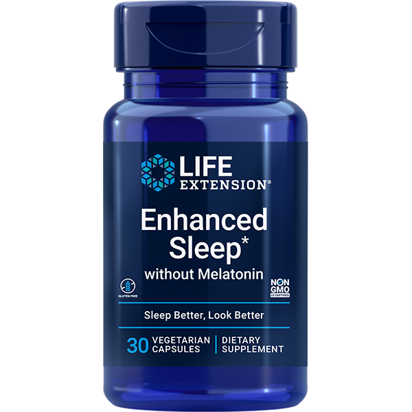 Enhanced Sleep without Melatonin 30 capsules Life Extension - Premium Vitamins & Supplements from Life Extension - Just $16.99! Shop now at Nutrigeek