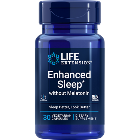 Enhanced Sleep without Melatonin 30 capsules Life Extension - Premium Vitamins & Supplements from Life Extension - Just $16.99! Shop now at Nutrigeek