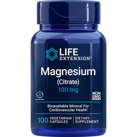 Magnesium (Citrate) 100 capsules Life Extension - Premium Vitamins & Supplements from Life Extension - Just $9.99! Shop now at Nutrigeek