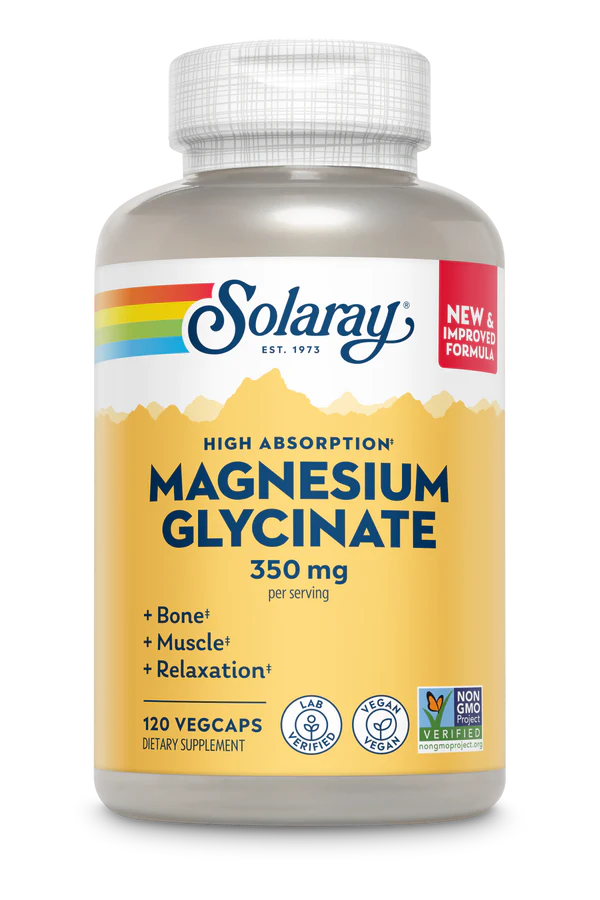Magnesium Glycinate 350 mg capsules Solaray