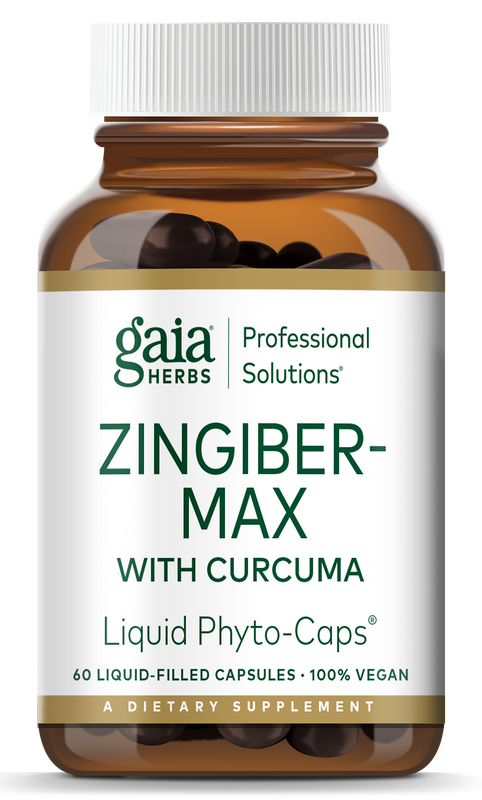 Zingiber-Max 60 capsules Gaia Herbs - Premium Vitamins & Supplements from Gaia Herbs - Just $41.99! Shop now at Nutrigeek